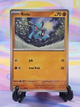 Pokemon TCG Scarlet &amp; Violet Card | Riolu 112/198 Common - $0.99