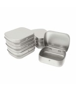 6Pcs Mini Portable Metal Hinged Lid Empty Storage Boxes Tins Containers ... - £12.01 GBP