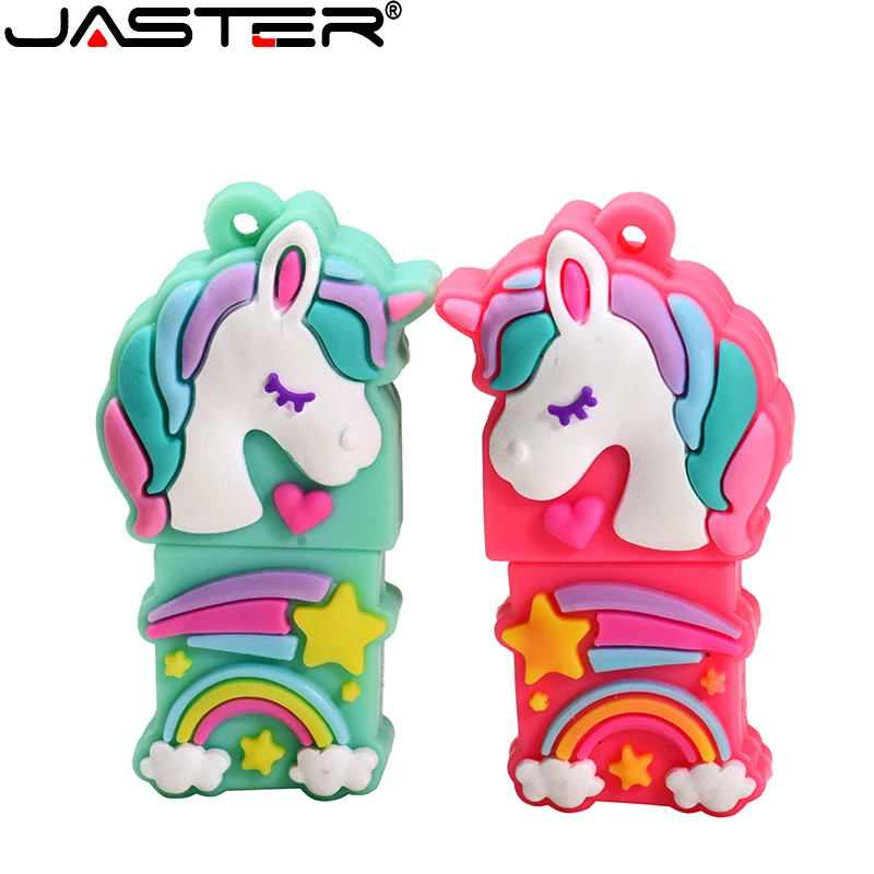 Play Jaster Usb Flash Drives 64GB Rain A Little White Horse Memory Stick 32GB A G - £23.25 GBP