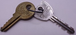 Vintage 2 Master Lock 2” &amp; 1 ½ ” Keys  #12 - $4.99