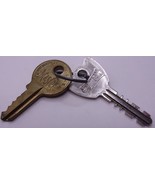 Vintage 2 Master Lock 2” &amp; 1 ½ ” Keys  #12 - $6.84 CAD