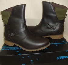 Teva De La Vina Low Brown Waterproof Leather Ankle Boots Size US 8, NEW ... - £64.29 GBP