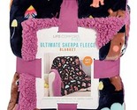 Life Comfort Kids Ultimate Sherpa Fleece Blanket Reversible Animal 40 in... - $29.99