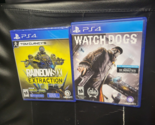 LOT OF 2: Rainbow Six Extraction [NEW/SEALED] + WATCH DOGS [USED] Playst... - $7.91