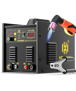 220V 40A Plasma Cutter Machine with HF Start, Built-In Air Compressor, IGBT Inve - $644.99