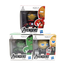 Marvel Hasbro Mini Muggs Lot of 3 Avengers Hulk Thor Iron Man Figures - £11.60 GBP