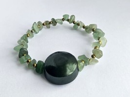 Green Goddess Orgone  Bracelet Magick Luck Protection Wealth Healing  Luck - £28.94 GBP