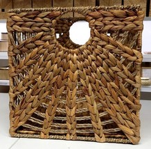 Ikea LUSTIGKURRE Basket Natural Water Hyacinth/Seagrass 12 ½ x 13 x 12 ½&quot; New  - £31.57 GBP