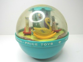 Vintage 1966 Fisher Price Roly Poly Chime Ball #165 Musical Toddler Children Toy - £17.10 GBP