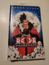 Glenn Close 101 Dalmatians VHS Clamshell Movie Film Disney - £7.27 GBP