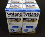 (Lot of 4) Systane Complete PF Dry Eye Relief Drops 0.34oz Lubricant Rel... - £30.35 GBP