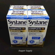 (Lot of 4) Systane Complete PF Dry Eye Relief Drops 0.34oz Lubricant Rel... - £30.28 GBP