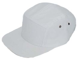 White - 5 Panel Hat Cap Hip Hop Strapback Cap Jockey Skateboard - $20.50