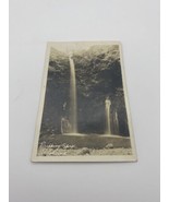 RPPC VINTAGE POSTCARD DRIPPING SPRINGS OKLAHOMA WATERFALL 1935 - $372.45 MXN