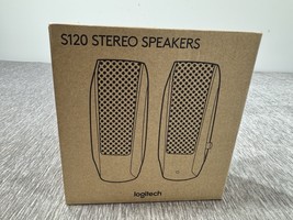 Logitech S120 Desktop Speaker System (980-000012) - Black for PC or Mac NEW - $368.09 MXN