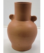 M) Large Pottery Decorative Flower Vase Jug 11&quot; Tall Home Décor - £15.95 GBP