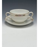 Noritake M Antique Ansonia Flat Cup And Saucer Set Teacup Floral Double ... - $16.83