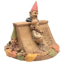 Tom Clark Gnomes Oliver Wendell Holmes &amp; Sandra Figurine #59 1988 Story Card Coa - £19.74 GBP