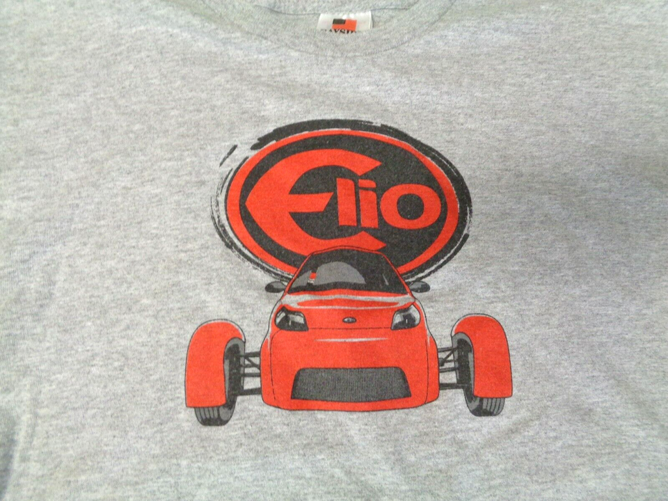 Primary image for Elio Motors T Shirt Disrupt The Status Quo Bayside Made USA Long Sleeve Large