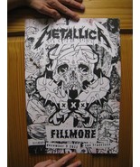 Metallica Poster December 9, 2011 San Francisco Fillmore Skull - $179.99