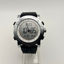 Sinobi Sport Dual Time Silver Tone  Analog Digital Watch, Black - $22.31