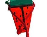 Watermelon Tumbler Water Bottle w/ Straps &amp; Straw Portable Cup Travel 450ml - $16.71