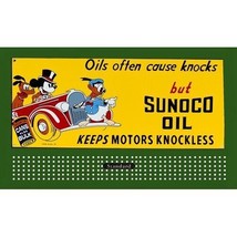 SUNOCO OIL KNOCKLESS GLOSSY BILLBOARD INSERT LIONEL/AMERICAN FLYER - £5.57 GBP