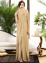 Dessy bridesmaid / MOB dress 2880...Gold.....Size 8.....NWT - $40.00