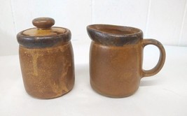 Vintage McCoy USA Canyon Mesa Cream And Sugar Set Rustic Primitive Made in USA - $14.50