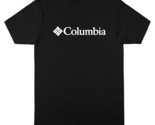 Columbia Mens Reg Fit Crewneck Franchise Short Sleeve T-shirt in Black-S... - $16.99