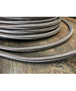 Steel Metal Covered Cord - Round 3wire Metal Braided Cable, Mesh Jack - ... - $2.95