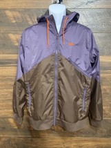 Nike 6.0 Jacket Kampai Mens Medium Purple Brown Windbreaker Full Zip RARE - £63.33 GBP