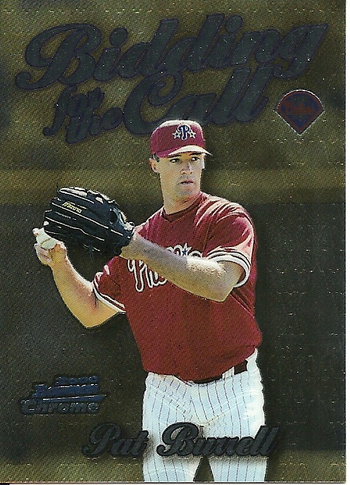 Primary image for 2000 Bowman Chrome Bidding For The Call Pat Burrell 2 