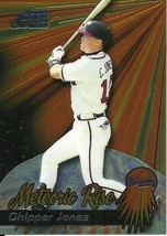 2000 Bowman Chrome Meteroic Rise Chipper Jones MR4 Braves - £0.98 GBP