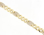 9&quot; Men&#39;s Bracelet 10kt Yellow Gold 344322 - £905.27 GBP