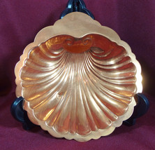 Copper Coppercraft Guild Scallop Shell Footed Nut Candy Dish  - £1.60 GBP