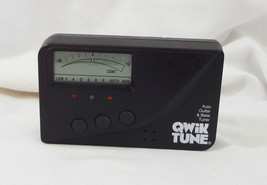 Qwik Tune Auto Guitar and Bass Tuner Black Battery Operated  - £7.18 GBP