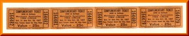 54th &amp; College 1957 Circus Tickets, Indianapolis, Indiana/IN (?) - £4.52 GBP