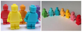 Handmade Large &amp; Small Lego Men Soaps - birthday present, party filler - £5.07 GBP