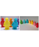 Handmade Large &amp; Small Lego Men Soaps - birthday present, party filler - £5.11 GBP