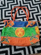 Vintage Cancum Multicolored Cotton Bags For women large size express shi... - $18.00