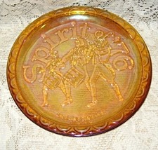 Bicentennial Collector Plate-Spirit of &#39;76-Marigold Carnival Glass-Indiana Glass - £8.78 GBP