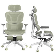 Commercial Furniture 3D Armrest Swivel Mesh Executive Ergonomic Office C... - £338.68 GBP