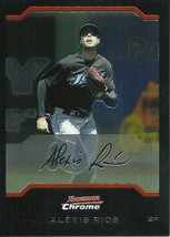 2004 Bowman Chrome Draft Alexis Rios BDP9 Blue Jays - £0.77 GBP