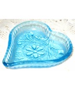 Indiana Glass-Tiara Pattern-Heart Shape-Open Salt/ Trinket Dish-Blue - £6.32 GBP