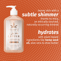 Hempz Glow Getter Body Moisturizer Lotion With Shimmer, 17 Oz. image 2