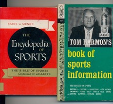 Sports Encyclopedia &amp; Quizzes--2 pbs from &#39;50s/&#39;60s--470 pgs - $11.00