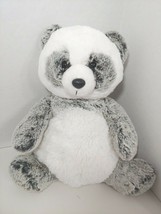 Aurora world Sweet Softer Ping plush panda black white frosted gray fur sitting - £5.41 GBP