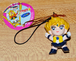Sailor Moon S Uranus Banpresto Japan figure vintage cell phone strap rin... - $19.79