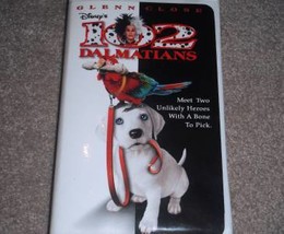 Walt Disney VHS 102 Dalmatians Glenn Cose Movie Cruella De Ville - £7.05 GBP